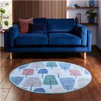 Scion Cedar Washable Round Rug