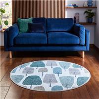 Scion Cedar Washable Round Rug