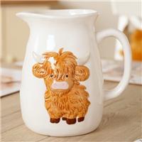 Country Living Highland Cow Jug