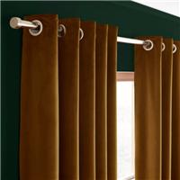 Recycled Velour Eyelet Curtains (Blackout Available)