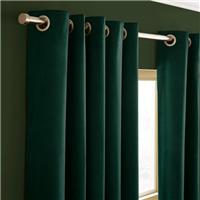 Recycled Velour Eyelet Curtains (Blackout Available)