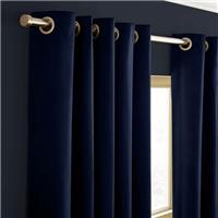 Recycled Velour Eyelet Curtains (Blackout Available)