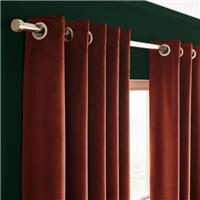 Recycled Velour Eyelet Curtains (Blackout Available)