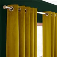 Recycled Velour Eyelet Curtains (Blackout Available)