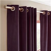 Recycled Velour Eyelet Curtains (Blackout Available)