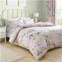 Dreams n Drapes Flourette Polycotton Duvet Cover & Pillowcase Set