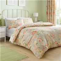 Dreams n Drapes Flourette Polycotton Duvet Cover & Pillowcase Set