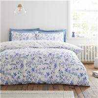 Bianca Thea Floral 200 Thread Count 100% Cotton Duvet Cover & Pillowcase Set