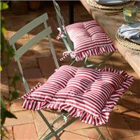 Millie Ruffle Set of 2 Seat Pads