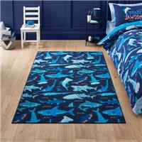 Catherine Lansfield Kids Jawsome Sharks Rug