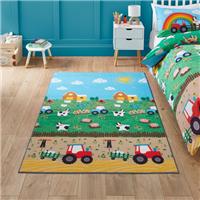 Catherine Lansfield Kids Farmyard Animals Rug