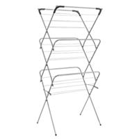 Metaltex 3 Tier Concertina Laundry Clothes Airer Dryer