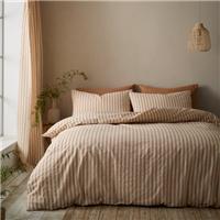 Pineapple Elephant Cotton Rich Woven Stripe Duvet Cover & Pillowcase Set