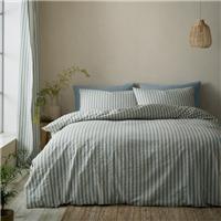 Pineapple Elephant Cotton Rich Woven Stripe Duvet Cover & Pillowcase Set