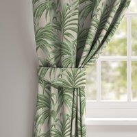 Palm Jacquard Made To Order Tieback Palm Jacquard Green