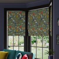 Maximalist Cockatoo Made to Measure Roman Blind
