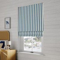 Coastal Seaton Stripe Made to Measure Roman Blind