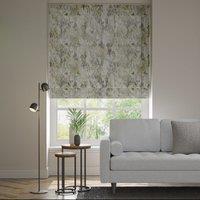 Waves Made to Measure Roman Blind Waves Green