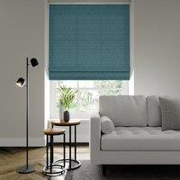 Austen Recycled Polyester Made to Measure Roman Blind Austen Teal