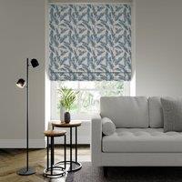 Plumeria Made to Measure Roman Blind Plumeria Lagoon