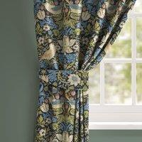 William Morris At Home Strawberry Thief Made To Order Tieback Blue/Green