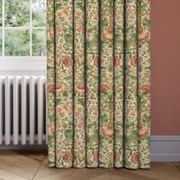 William Morris At Home Lodden Made to Measure Curtains Green/Pink