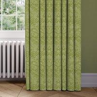 William Morris At Home Strawberry Thief Tonal Made To Measure Curtains Light Green