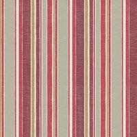 Midsummer Made to Measure Fire Retardant Fabric By The Metre Red/White/Gold