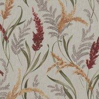 Grace Made to Measure Fire Retardant Fabric By The Metre Red/Green