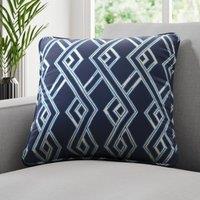 Miyagi Made to Order Fire Retardant Cushion Cover Navy/White