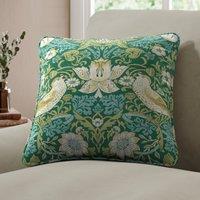 William Morris At Home Strawberry Thief Polyester Made To Order Cushion Cover