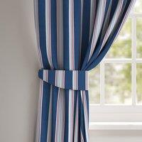 Nautical Stripe Fire Retardant Made to Order Curtain Tieback