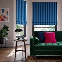 Elements Velvet Stripe Made to Measure Roman Blind
