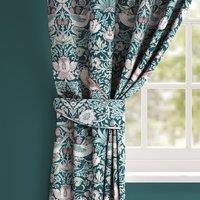 William Morris at Home Strawberry Thief Velvet Made to Order Curtain Tieback