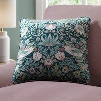 William Morris at Home Strawberry Thief Velvet Made to Order Cushion Cover