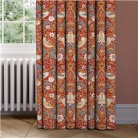William Morris at Home Strawberry Thief Velvet Made to Measure Curtains