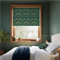William Morris at Home Strawberry Thief Blackout Made to Measure Roller Blind