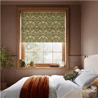 William Morris at Home Strawberry Thief Blackout Made to Measure Roller Blind