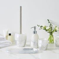 Glam Crackle Bathroom Accessories Set