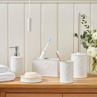 Country Hearts Bathroom Accessories Set