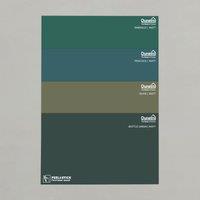 Matt Dark Green Self Adhesive Paint Swatch Bundle