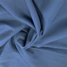 By the Metre Cotton Sateen Fabric Dark Blue