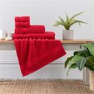 Red Egyptian Cotton Towel Red