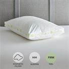Comfortzone Hollowfibre Firm-Support Walled Pillow White
