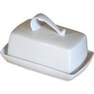 Pausa Butter Dish White