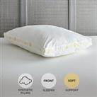 Hollowfibre Soft-Support Walled Pillow White