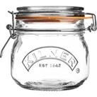 Kilner 0.5 Litre Round Clip Top Preserve Jar Clear