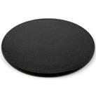 Black Granite Round Work Surface Protector Black
