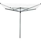 Brabantia 4 Arm Compact Rotary Washing Line with Cover, 40m Silver