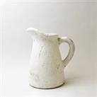 Chalk Cottage Jug with Tilted Spout White